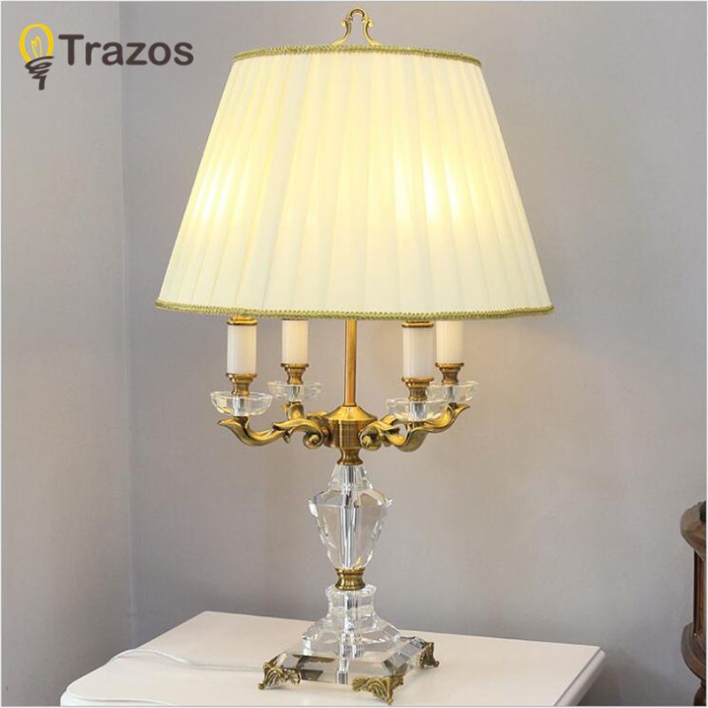 2018 Bedroom Table Lamp White Fabric Lampshade Living Room 2018 Bedroom Table Lamp White Fabric Lampshade Living Room Decoration Abajur For Lamparas De Mesa From Kirke 258 85 Dhgate Com