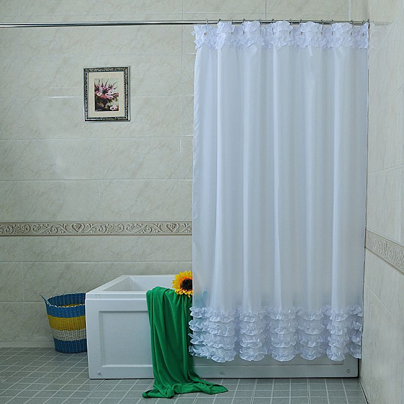 2019 Princess Lace Home Bathroom Shower Curtain Hotel Hook Or Double 2019 Princess Lace Home Bathroom Shower Curtain Hotel Hook Or Double Pleated Waterproof Finished Crutain From Caley 45 03 Dhgate Com