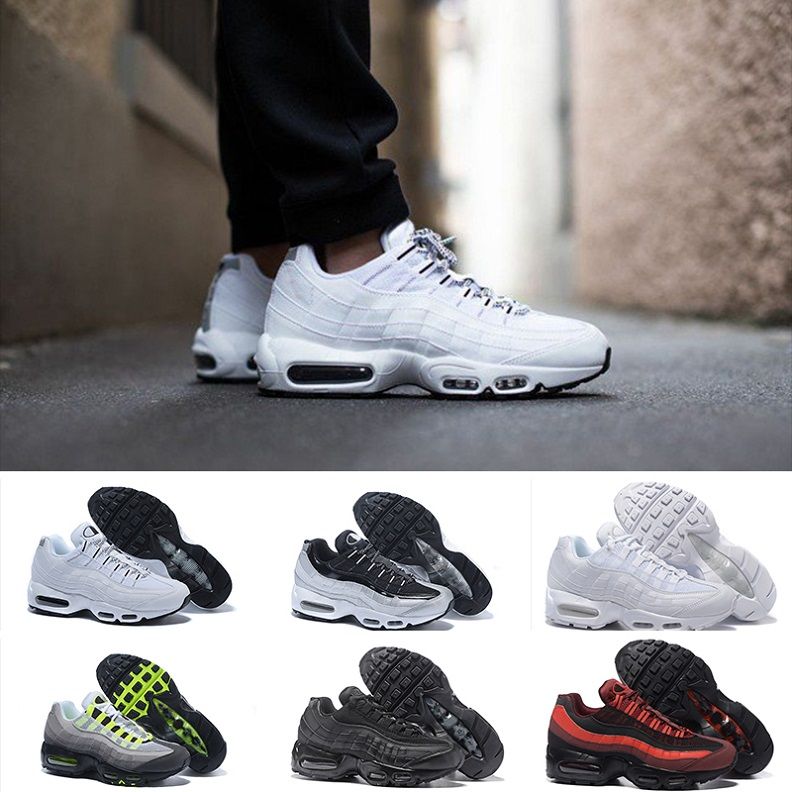 Acquista 2019 Nike Air Max 95 Running Shoes New Fashion Classic 95 OG Scarpe Da Uomo Bianche E Nere 95 Pad M95 GS 95S Taglia 36 46 A $92.96 Dal Yang_shoes