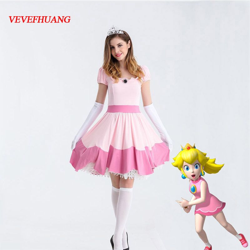 Compre Deluxe Adult Princess Peach Costume Mujeres