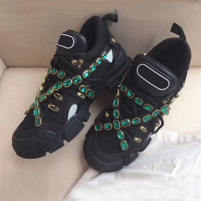 New Designer sneaker Flashtrek sneaker with removable women men trainer Mountain Climbing Shoes Mens Outdoor Hiking boots
