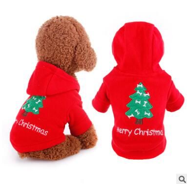 Santa paws costume, dog santa costume, clothes 2019 Dog Christmas Costumes Pet Dog Hoodies Clothes Fall Winter Dog