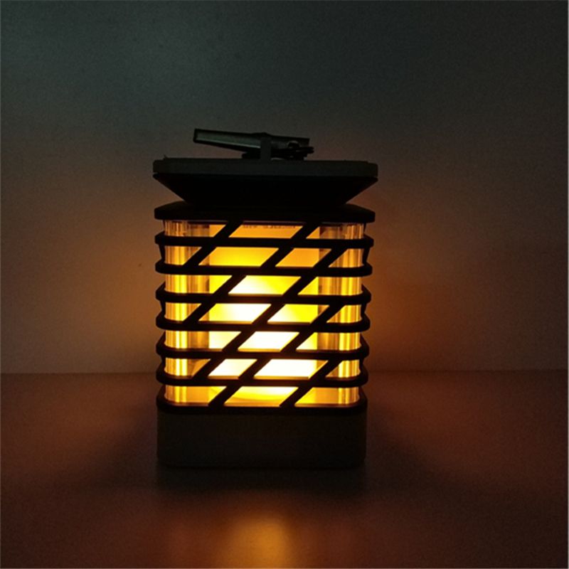 2019 Solar Lights Led Lanterns Dancing Flame Outdoor Hanging 2019 Solar Lights Led Lanterns Dancing Flame Outdoor Hanging Landscape Decoration Lighting Cube Lattice Lamp Powered Waterproof Camping From Sunway518