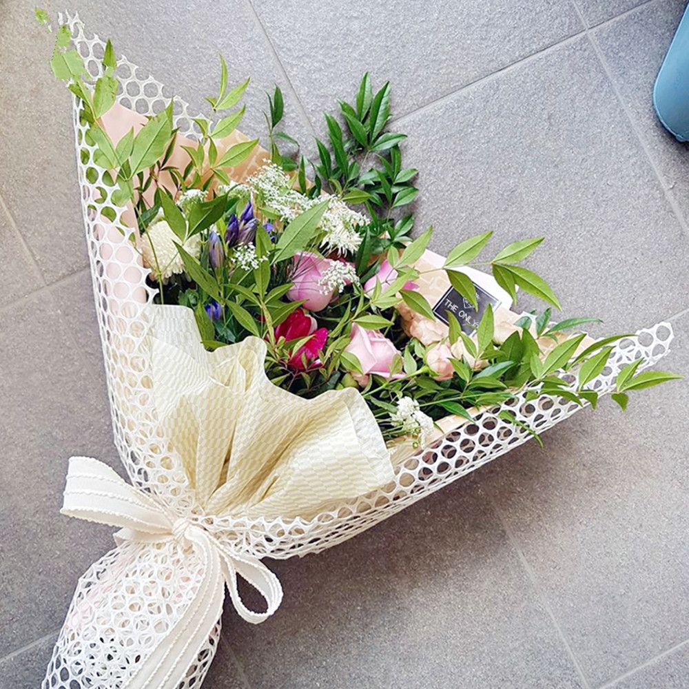 flower wrapping mesh paper korean novelty gift flower shop packaging