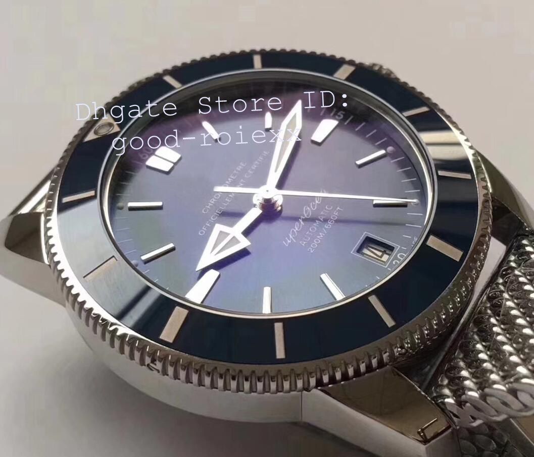 Men'S Automatic Miyota Cal.9015 Movement Watch Men Blue Ceramic Bezel ...