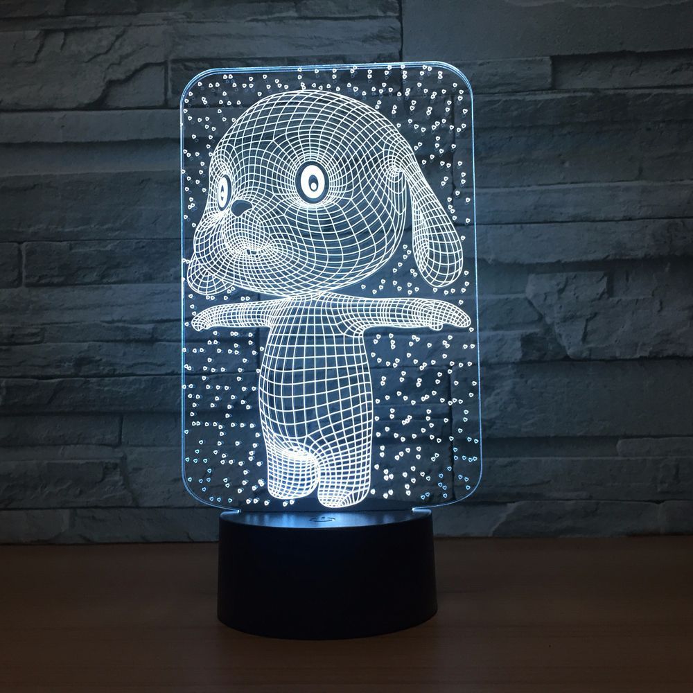 2019 Modern Changing Cartoon Dog Modelling Led 3d Light Table Lamp 2019 Modern Changing Cartoon Dog Modelling Led 3d Light Table Lamp Home Decor Night Lights Bedside Drop From Pangyouyulei 12 67 Dhgate Com