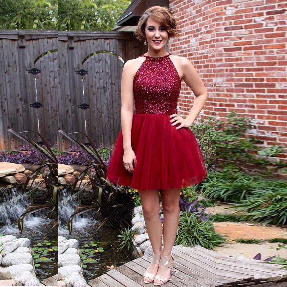 Halter Charming Mini Dress