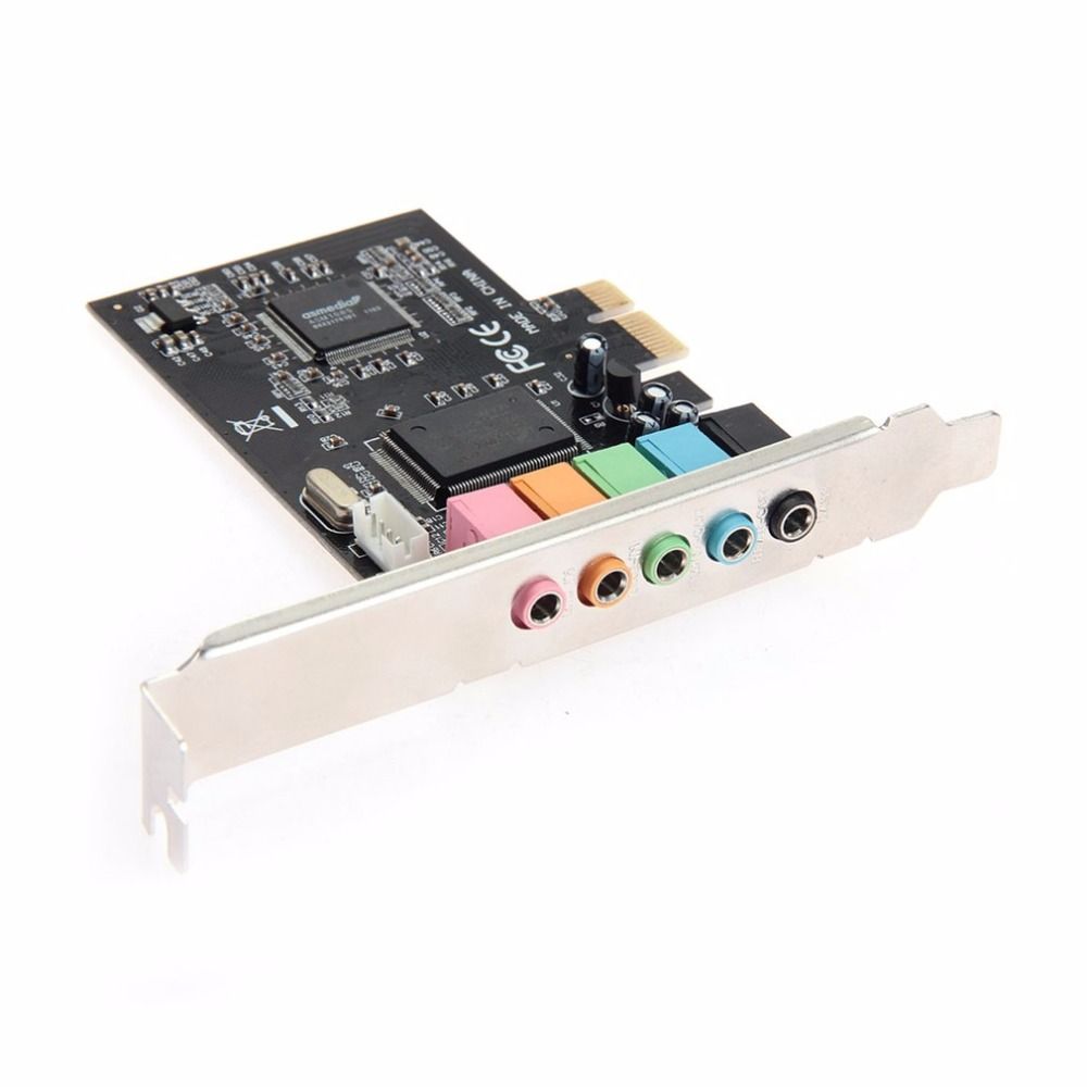 PCI E PCI Express 6 Channel 5.1 CMI8738 Audio Sound Card PC Computer Compatible For Windows ...