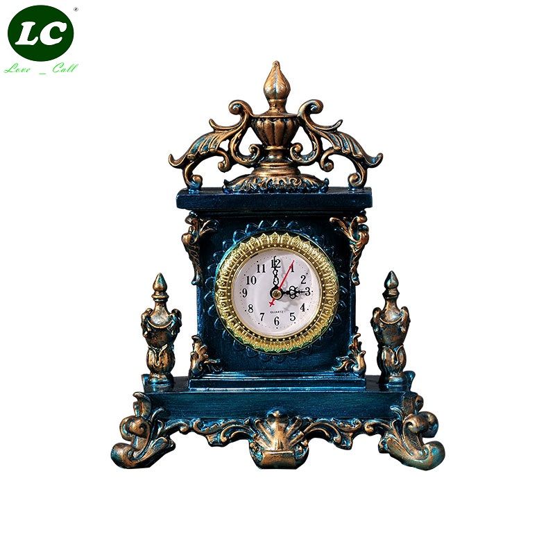 Classic Clock Desk Sitting Room Office Table Mute Pendulum Classic Clock Desk Sitting Room Office Table Mute Pendulum Children Student Art Gift Originality Handcraft Clocks