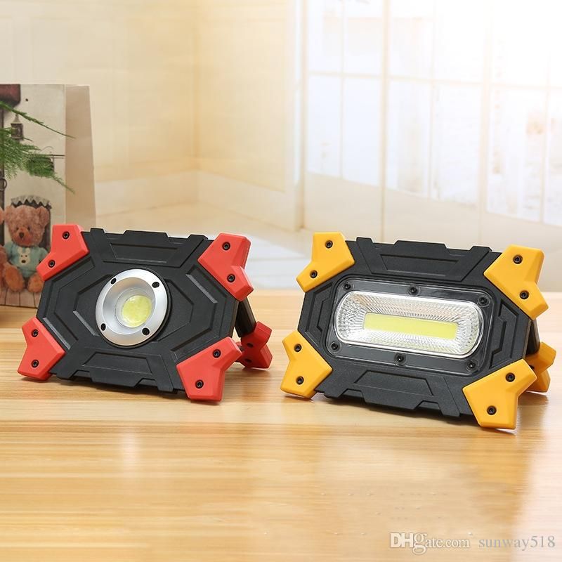 2018 Led Portable Work Light Outdoor Lighting Camping Emergency 2018 Led Portable Work Light Outdoor Lighting Camping Emergency Mini Battery Flood Cob Spotlight Rechargeable 5w 800lm From Sunwaylighting