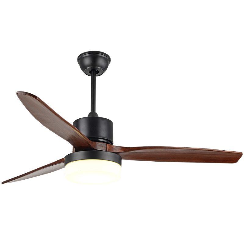 2019 Post Modern Led Ceiling Fan For Living Room Wooden Ceiling Fans