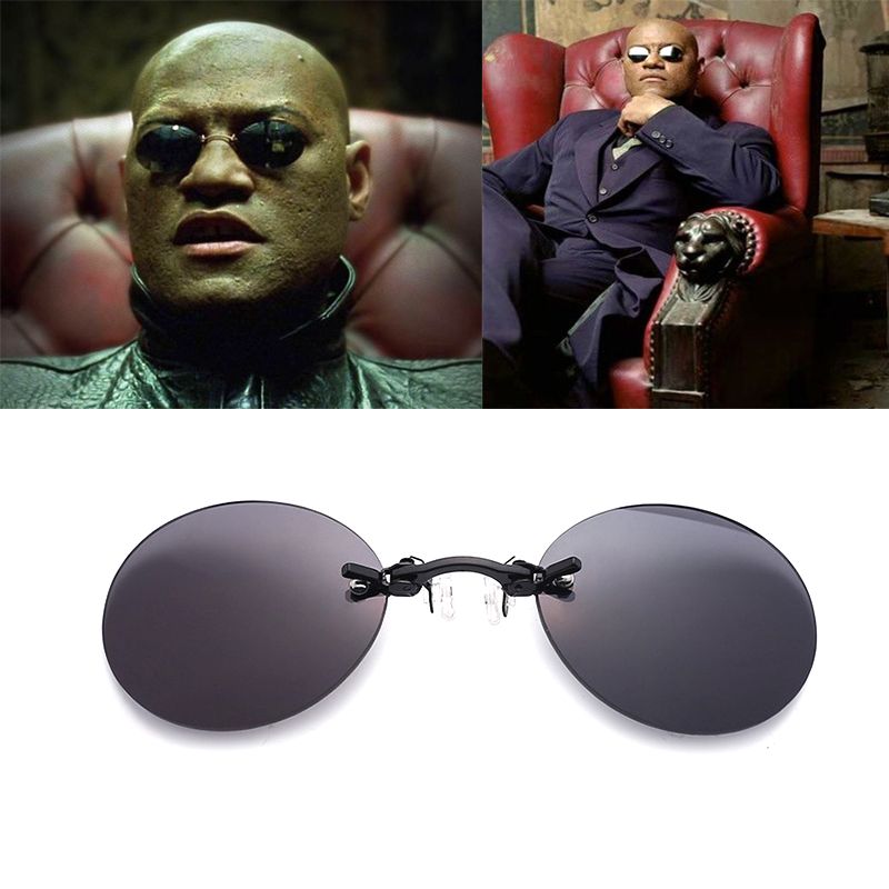 Pince Oculos De Marque Design Sol Clip Sans Vintage Lunettes Soleil Monture Hommes Nez Mode T1Jc3lFK