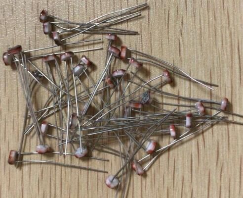 20 unids Photoresistor 5mm,LDR Resistores de Foto Resistencia Dependiente de la Luz GL5537