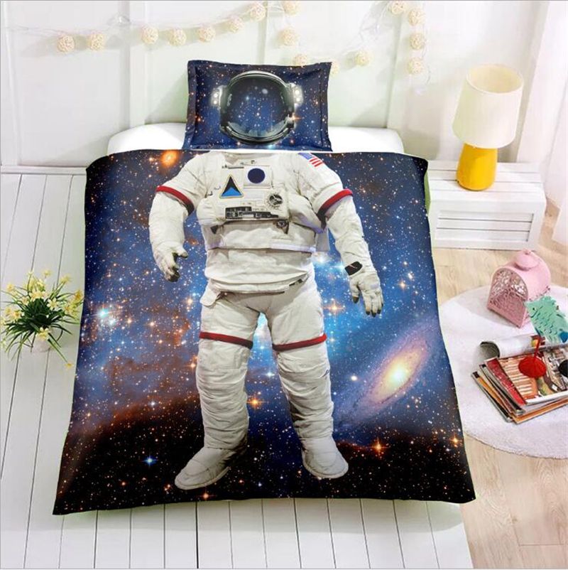 3d Cosplay Astronaut Bedding Set Digital Printing Duvet Cover 3d Cosplay Astronaut Bedding Set Digital Printing Duvet Cover Pillowcases Twin Full Queen Super King Size Customizable Comforter Sets Designer