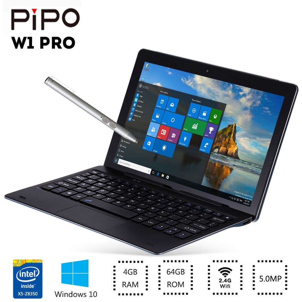 cheap pipo w1 pro tablet pc windows 10 intel atom x5 z8350 1 44ghz tablet pc