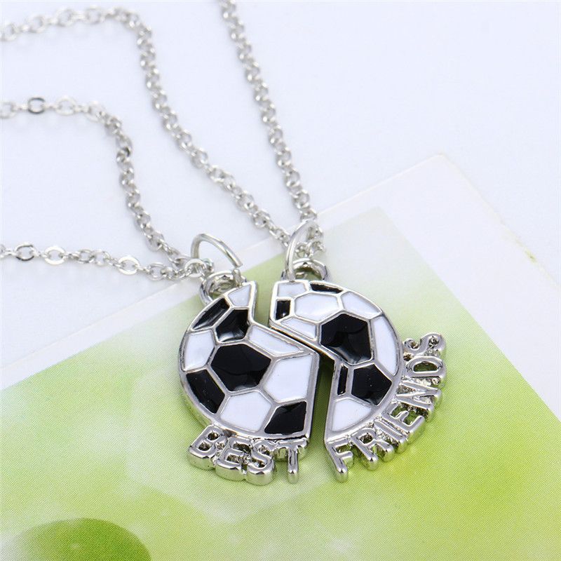 Wholesale /Pair Best Friend Kids Boys Friendship Necklaces Enamel