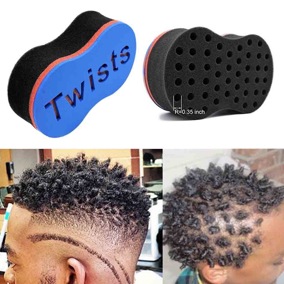 Hair Salon Twist Tools Barber Sponge Hair Brush For Dreads Afro Locs