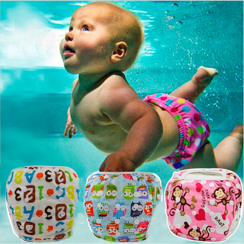 Teamoy Reusable Swim diapers Ideal for Swimming Lessons//Holiday 2 Pcs Pack Washable Swimming diapers for Baby Boys /& Girls