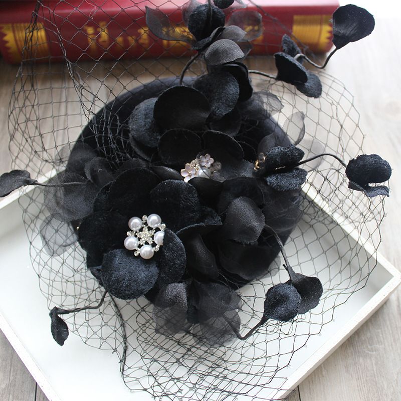 Unique Black Bride Hats Wedding Party Gowns Hats Cheap Weddings Hot