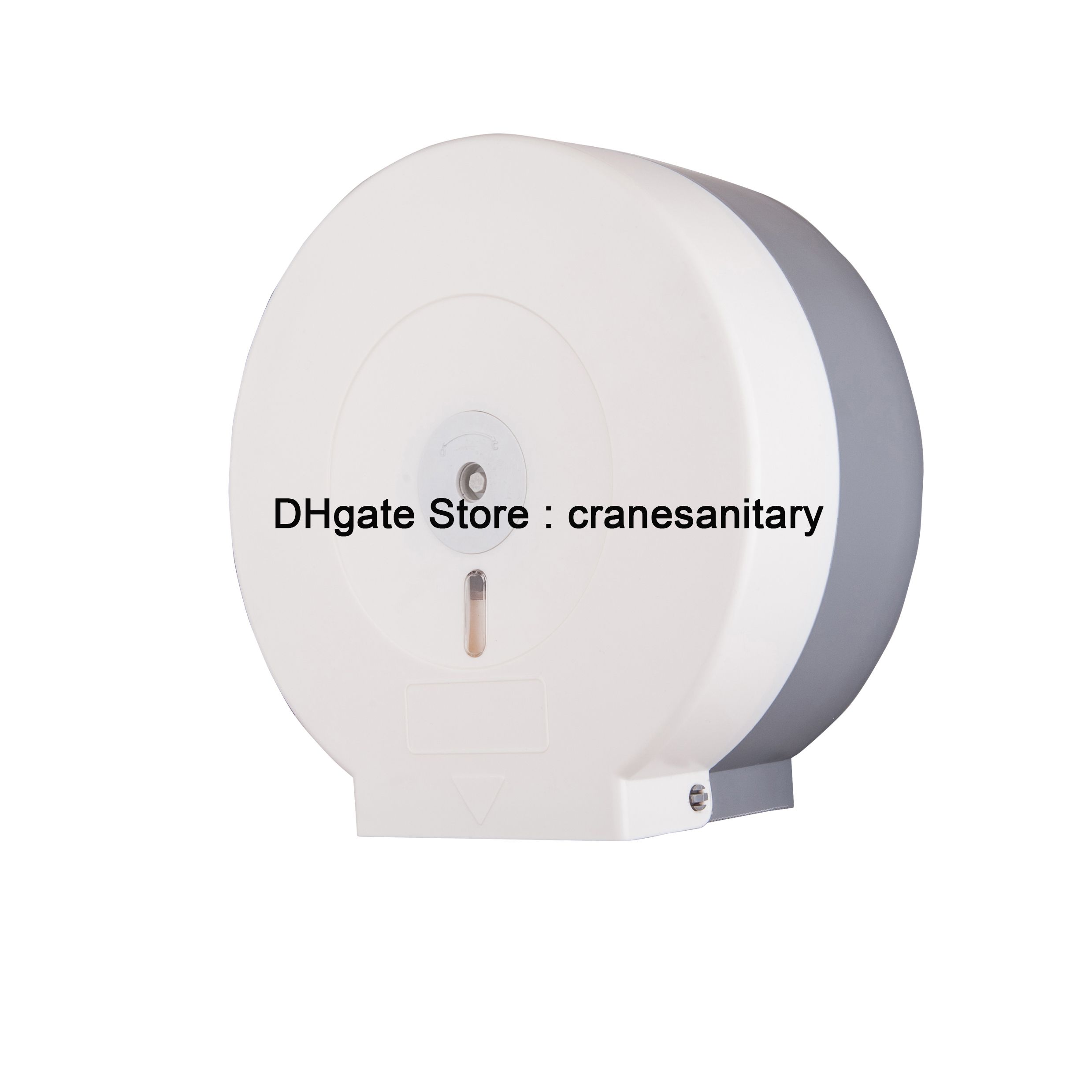 Wall Mounted Round Tissue Paper Holder Roll Towel Dispenser Stainless Steel Toilet Jumbo Box For Public