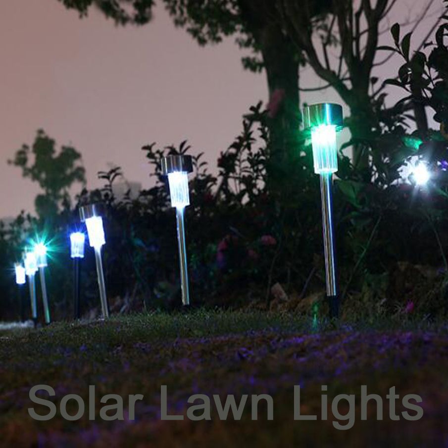 2018 Solar Lights Outdoor Powered Pathway Stainless 2018 Solar Lights Outdoor Powered Pathway Stainless Steel Landscape Light For Lawn Patio Yard Walkway Driveway From Crestech168