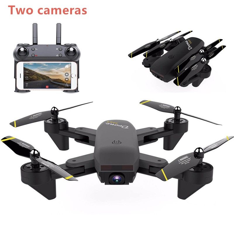 New S169 RC Drone Double Camera MINI Fold Selfie RC Helicopter With