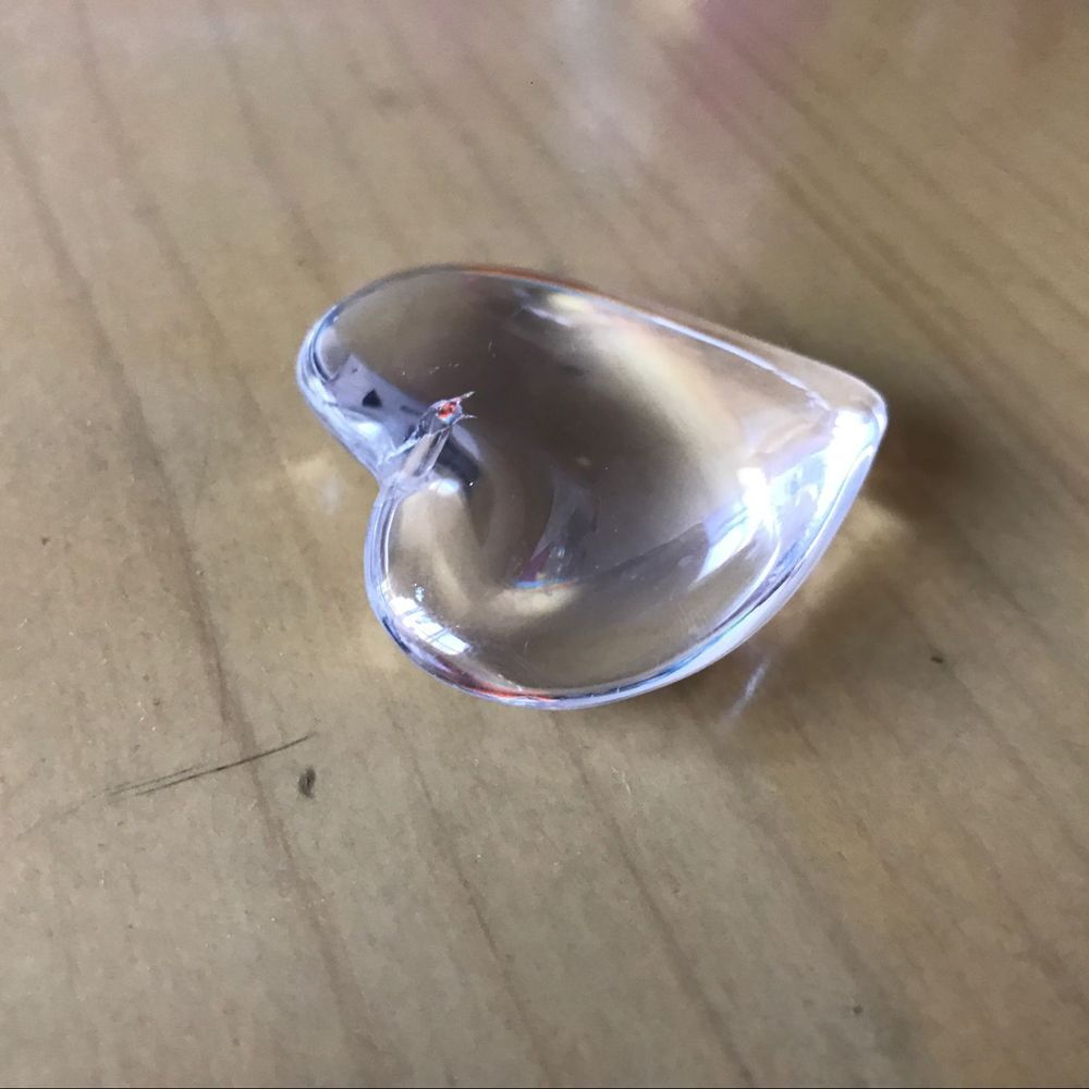 40mm Celar K9 cristal forme de coeur Lustre Prismes Pendentif Suncatcher Pendentifs Hanging gouttes Décoration