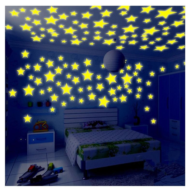 night light home living room decor star wall stickers best nice gift