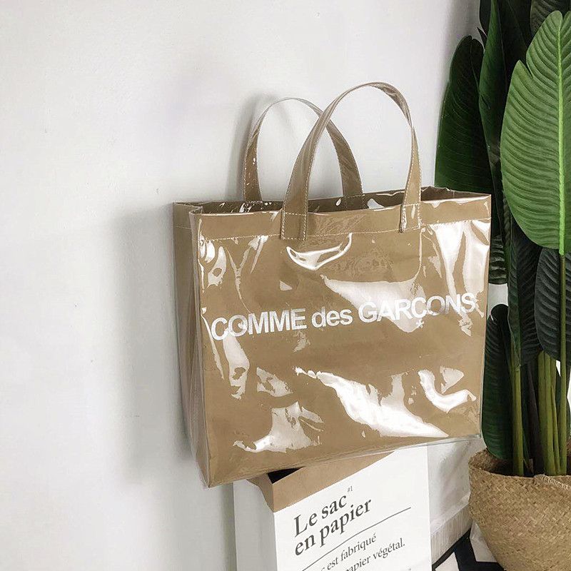 comme de garcons tote bolsa