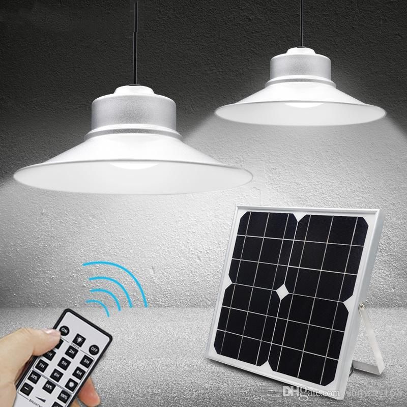 2019 Solar Powered Pendant Lights Led Shed Light Outdoor 2019 Solar Powered Pendant Lights Led Shed Light Outdoor Garden Patio Barn Remote Control Hanging Lamp For Indoor Outdoo From