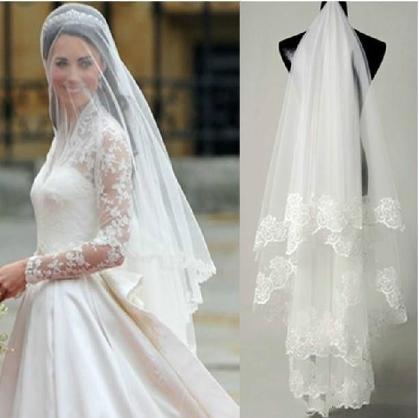Romantic 2019 Headpiece Bridal Face Veils Tiaras Tulle Cheap