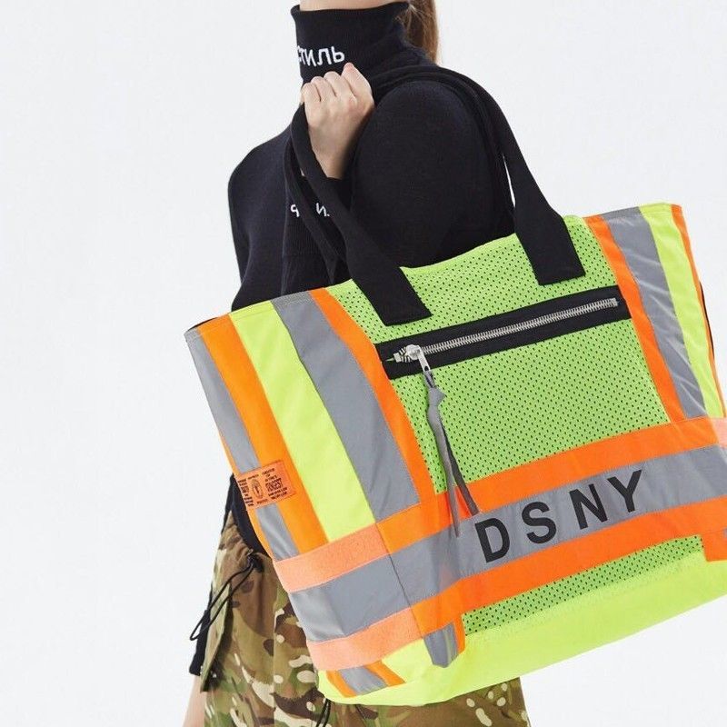 Heron Preston 3M Reflective Satchel Shoulder Bags Splice Street Luxury ...