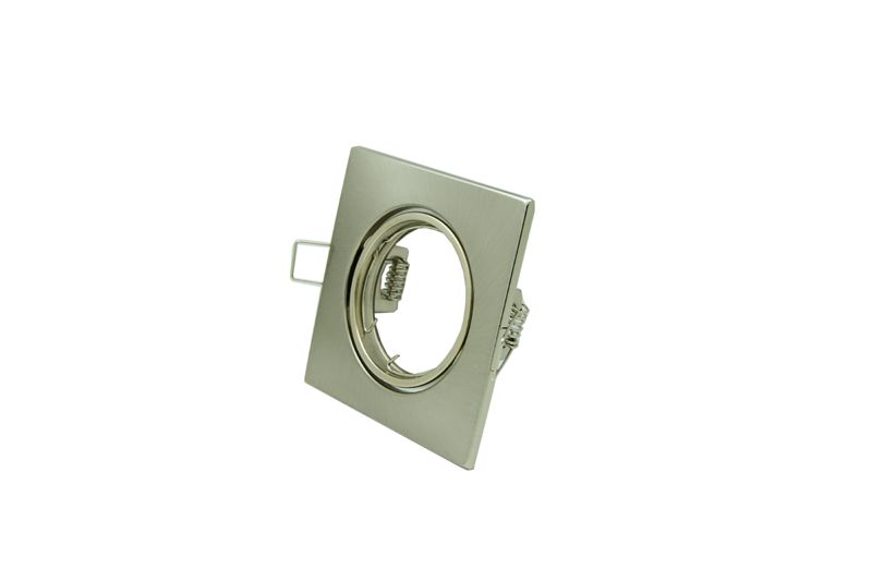 Nickle Square Led Recessed Ceiling Light Adjule Frame For Mr16 Nickle Square Led Recessed Ceiling Light Adjule Frame For Mr16 Gu10 Bulb Fixture Housing With 185 62 Piece