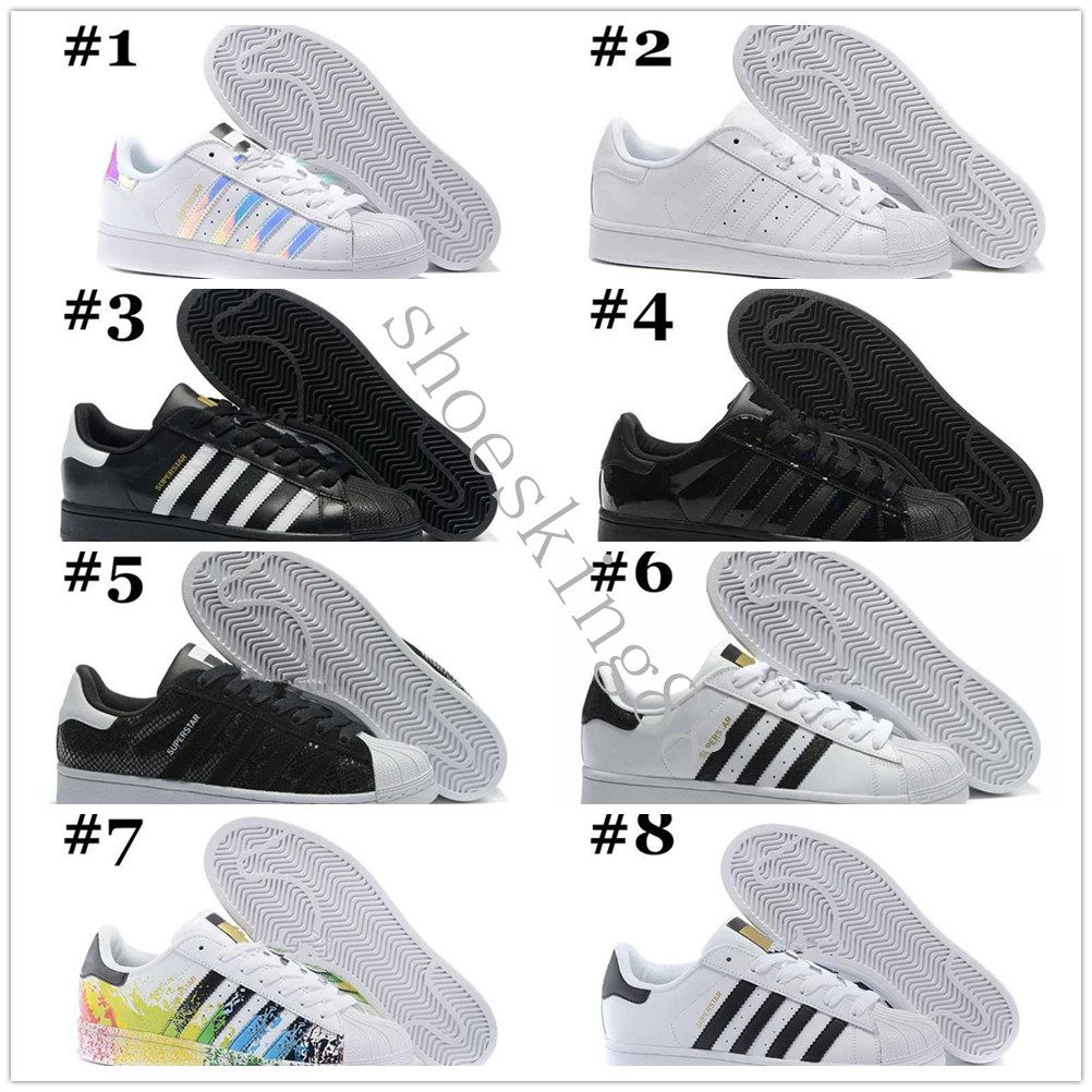 Baskets 45 Femmes 36 Iridescent Junior Hommes Chaussures Hologramme Superstar Pride Star Sport 80 Originaux S 2018 Super Course Superstars De Blanc WD29EeHYI