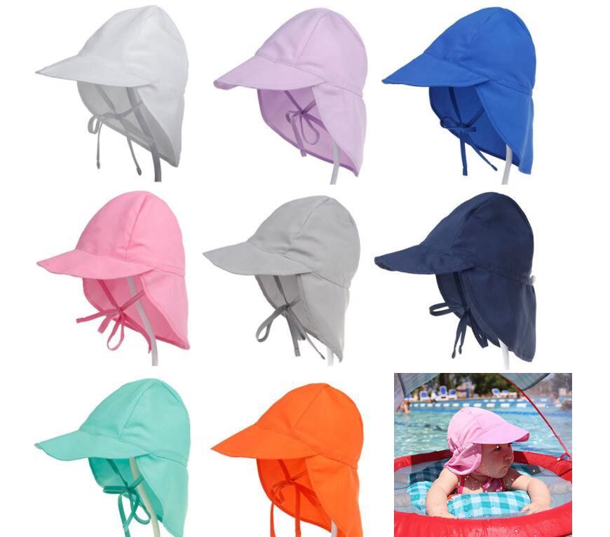 2020 Summer Newborn Sun Cap Unisex Baby Kids Bucket Hat UV Protection Hat Outdoor Soft Beach Hat