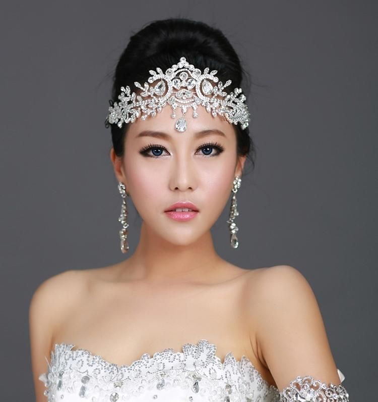 Fashion Bridal Crystal Wedding Tiaras Crown Hair Accessories For