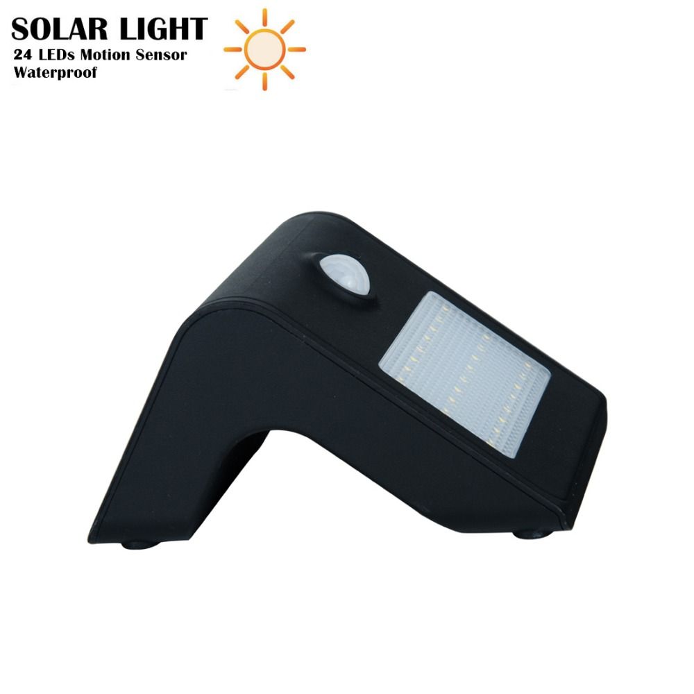 Garden Led Solar Light Outdoor Lamp Pir Motion Sensor Waterproof Garden Led Solar Light Outdoor Lamp Pir Motion Sensor Waterproof Ip65 Abs 2835smd 24 Leds Fence Wall For Decoration
