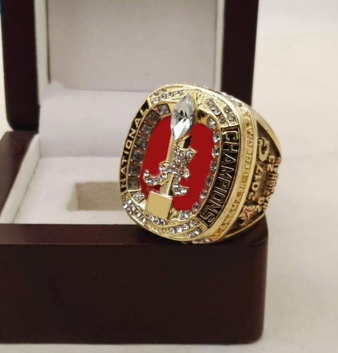 2017 Hot Crazy Ncaa 2017 Alabama Crimson Tide Football National Championship Ring Replica Saban Drop Shipping