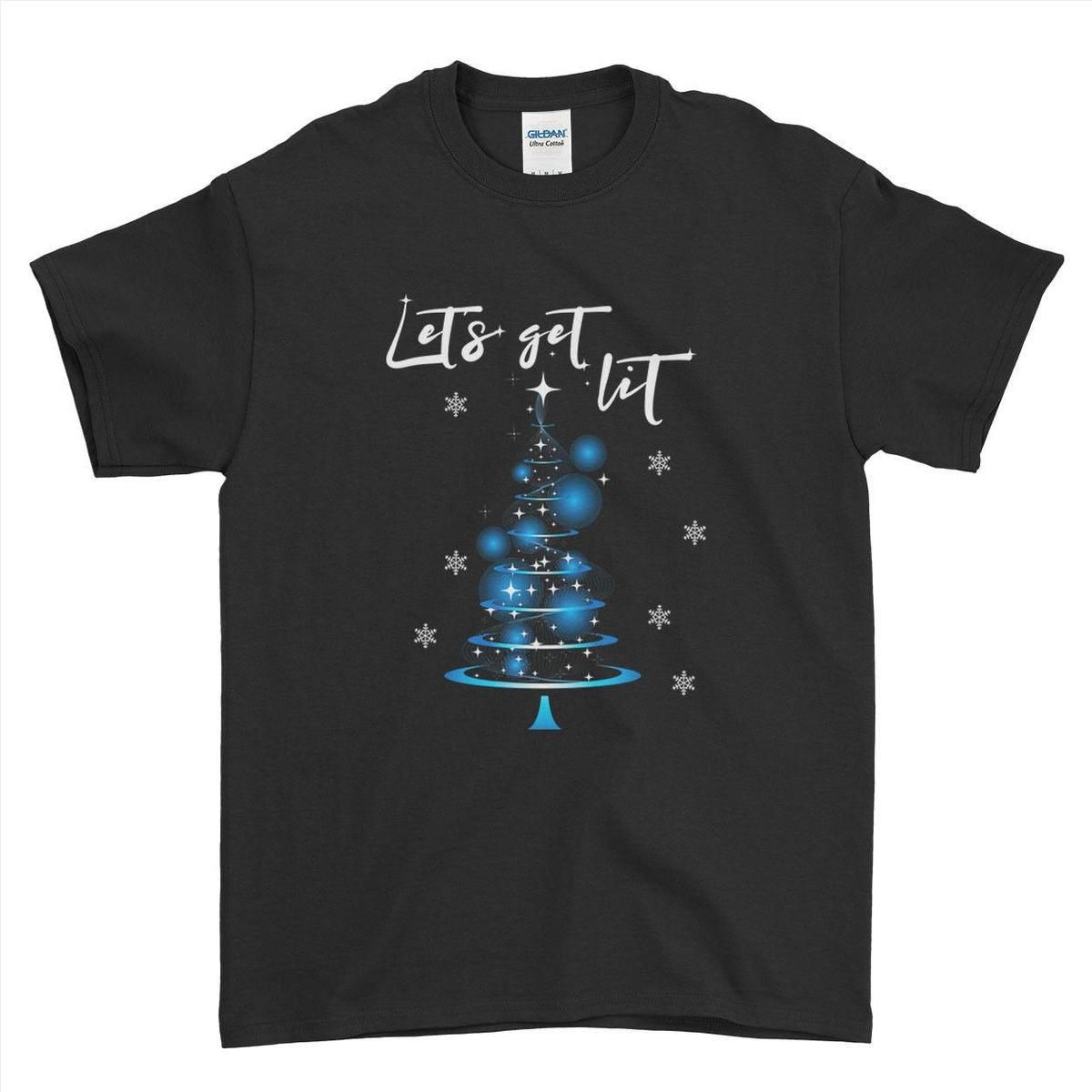 Großhandel Lassen Sie Uns Lit Weihnachtsbaum Lustigen Stil Mens Womens Kids T Shirt Bekommen Von Amesion89 $8 74 Auf De Dhgate