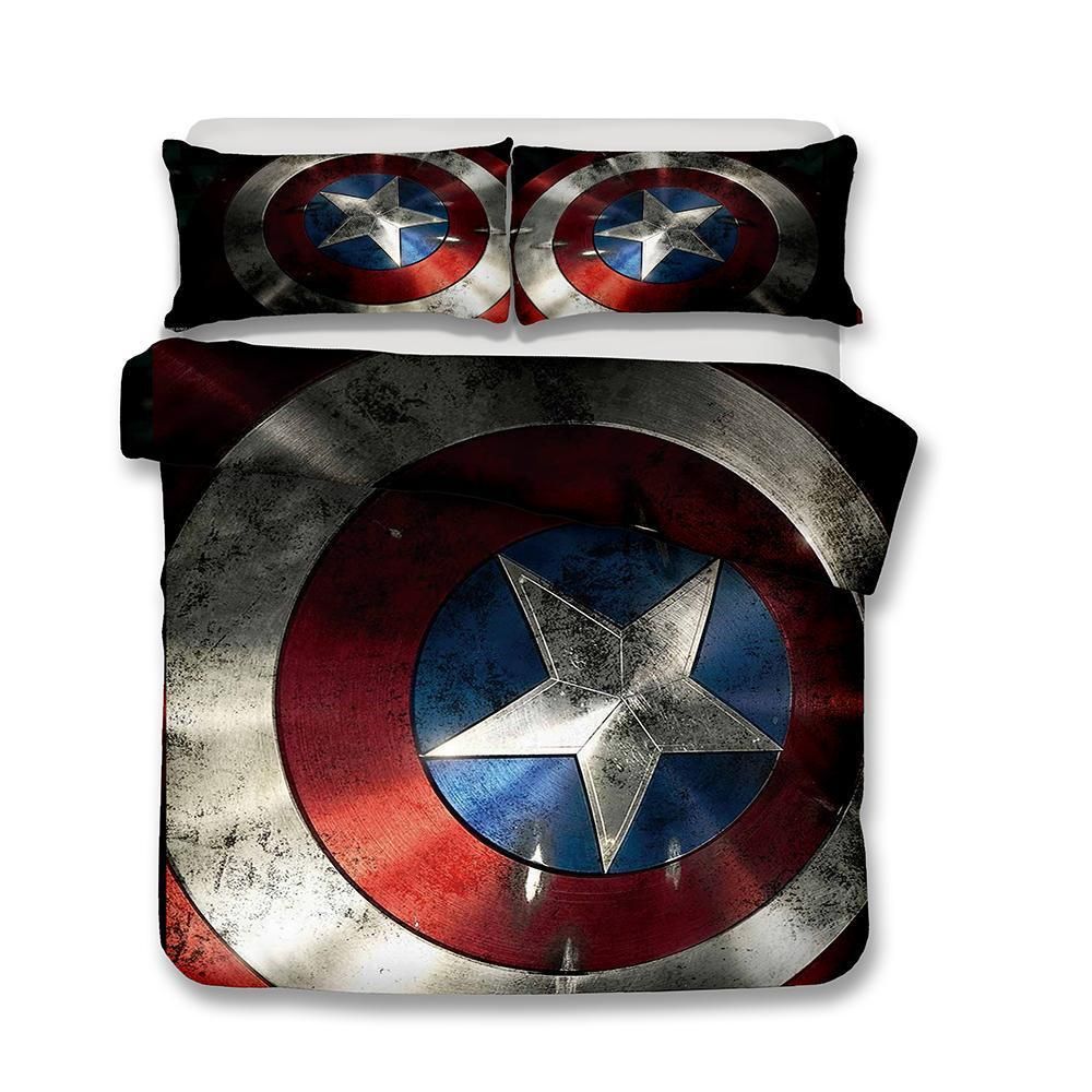 Marvel The Avengers Captain America Shield Printed Bedding