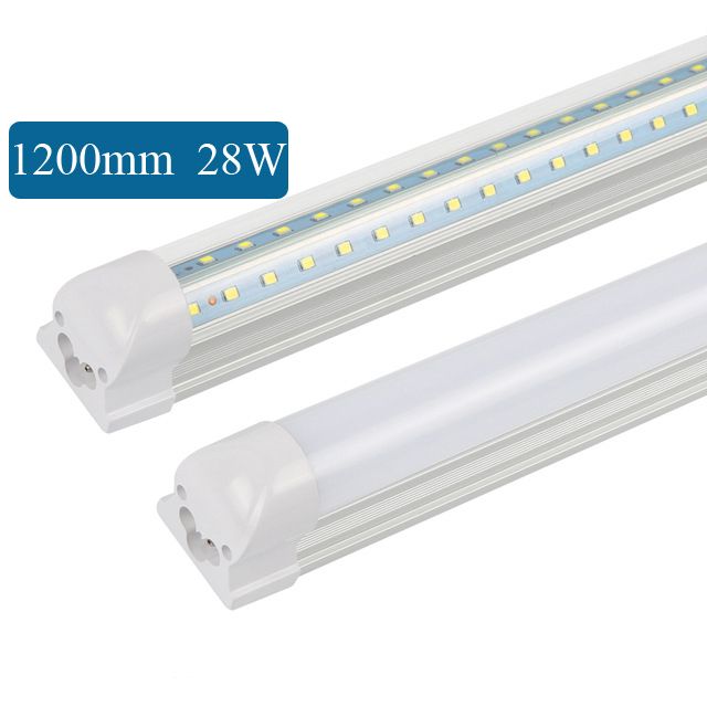 T8 Integrated Double Row Led 4ft 28w Md2835 Light Lamp Bulb T8 Integrated Double Row Led 4ft 28w Md2835 Light Lamp Bulb 4 Foot 1200mm Lighting Fluorescent Lights To Replace S Neon