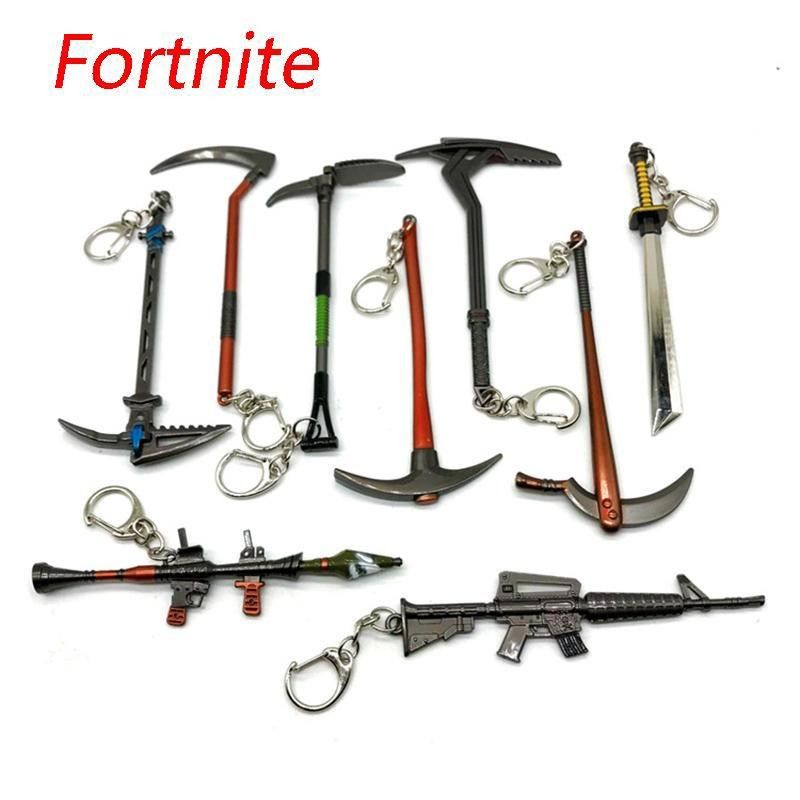 Acheter Fortnite 27 Couleurs Jeu 3d Marteau Axe Arme Modele La - acheter fortnite 27 couleurs jeu 3d marteau axe arme modele la forteresse nuit pendentif pickaxe figurines keychain boucle party favor enfants jouets de