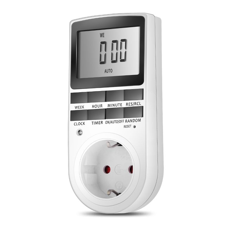 Eu Us Plug Portable In Digital Timer 24h 7day Week With Lcd Eu Us Plug Portable In Digital Timer 24h 7day Week With Lcd Display For Indoor Appliance Lights Tv Pc Fans Kitchen Timers