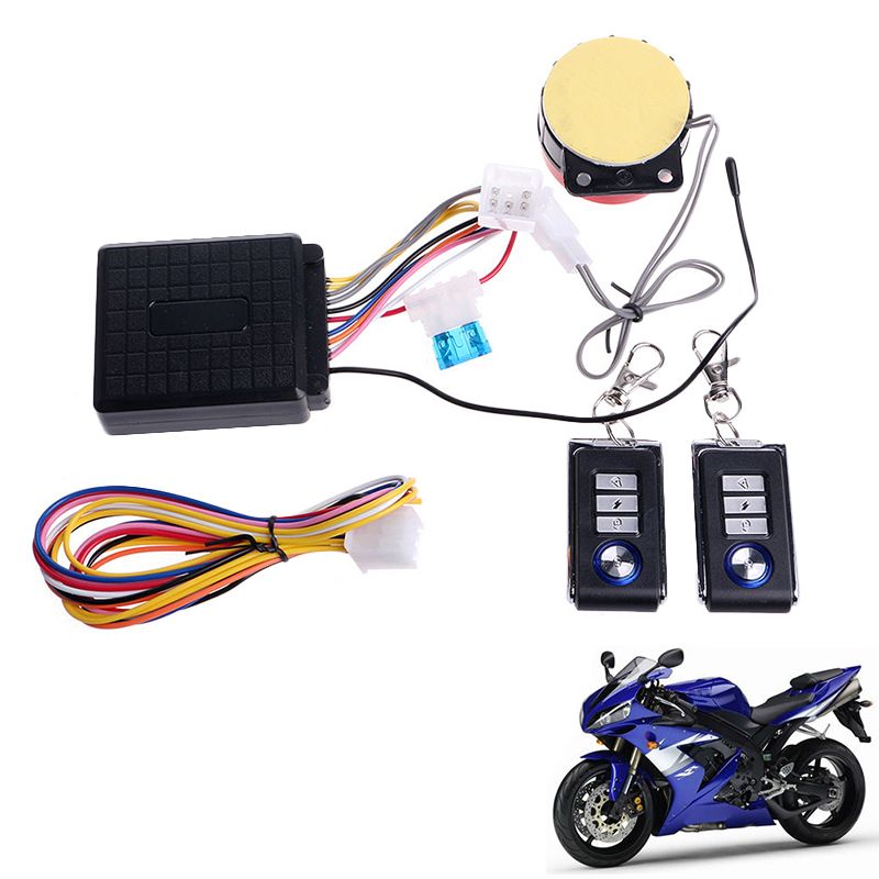 Universal Motorcycle Anti Theft Alarm Security System With Remote