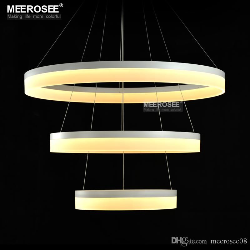 Multi Rings Led Pendant Light Modern Ring Acrylic Suspension Multi Rings Led Pendant Light Modern Ring Acrylic Suspension Lamp Aluminum Drop Md5060 Lighting Fixture Wood Chandelier Shades
