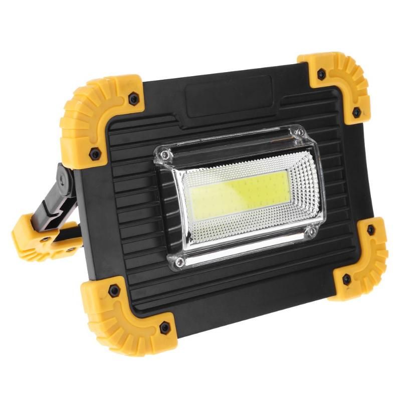 Rechargeable Led Portable Spotlight 30w 400lm Rechargeable Led Portable Spotlight 30w 400lm Floodlight For Outdoor Camping Emergency Lawn Work Lighting Lamp Battery Powered Lanterns Round