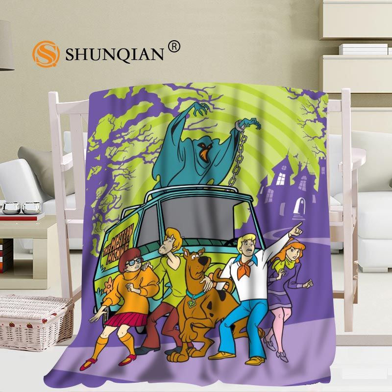 Jqk333j Custom Scooby Doo Pattern Travel Blanket Home Tv Casual Jqk333j Custom Scooby Doo Pattern Travel Blanket Home Tv Casual Relax For Family Soft Fluffy Warm Lightweight Throw Microfleece