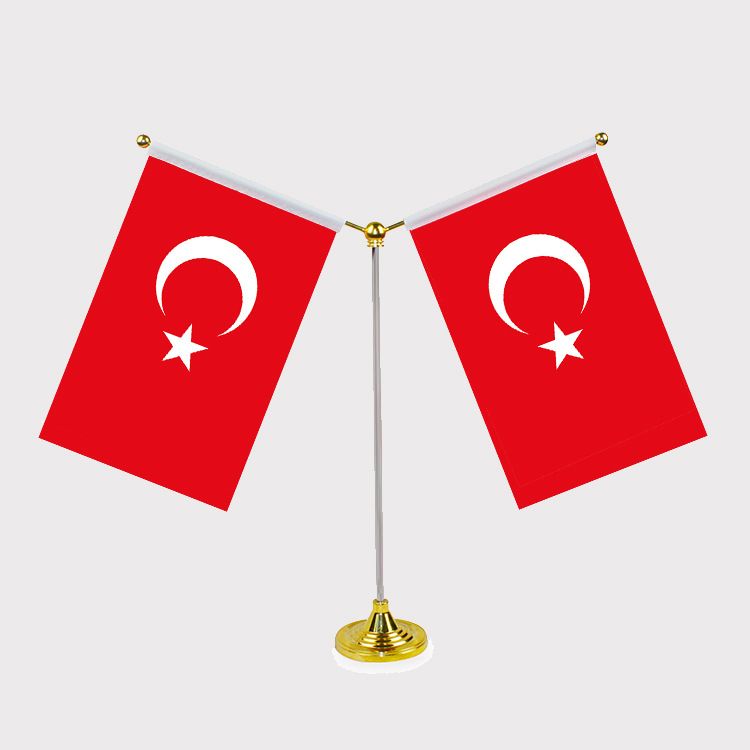 Acheter Drapeau National De La Turquie Drapeau De Table Avec Norme En Acier Inoxydable Votre Logo Sont Les Bienvenus De 4 75 Du Bakingirl Dhgate Com