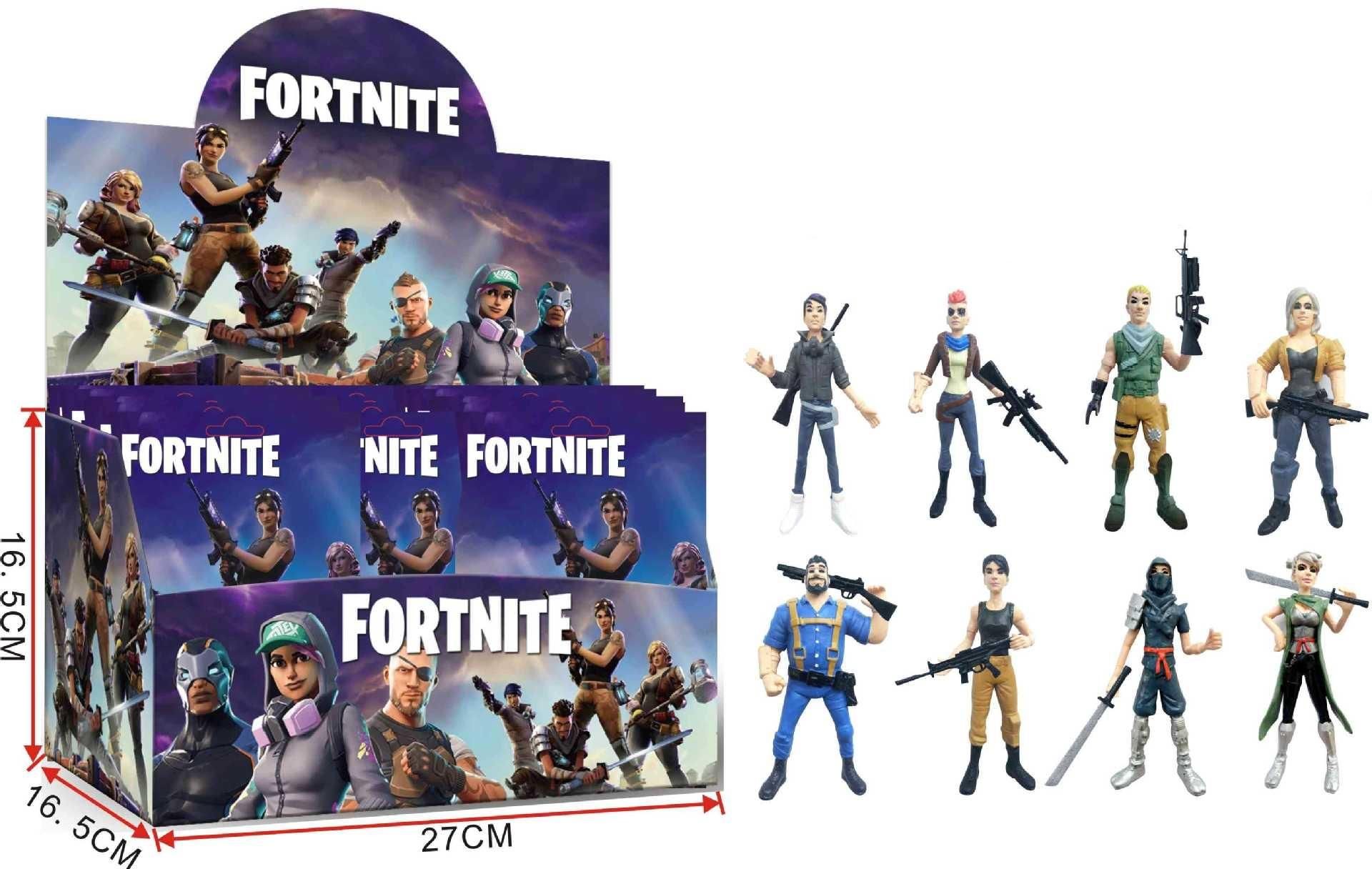 Fortnite Series Dolls /Box Handmade Fortress Night 4.5 Inch With