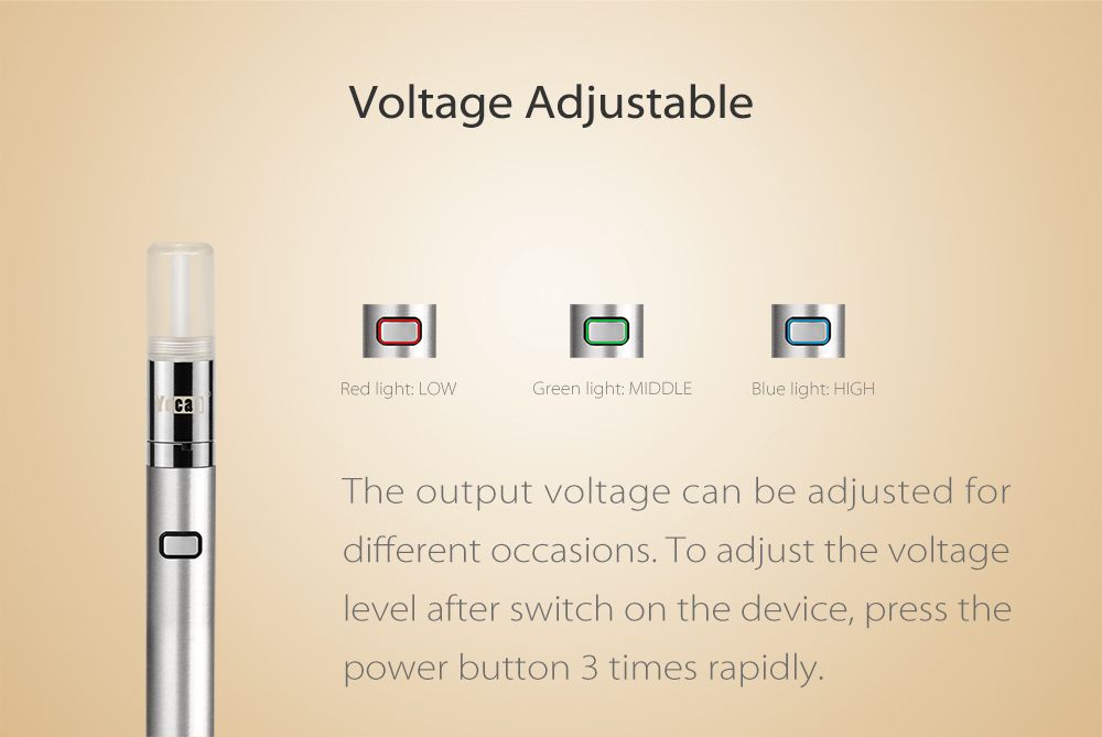 Authentic Yocan Stix Juice Pen Kits 320mAh VV Battery Vape Pen 0.6ml